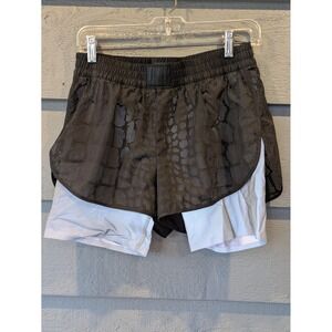 Alexander Wang X H&M Shorts Mens Small Black Camo Mesh Lined Running Cycling